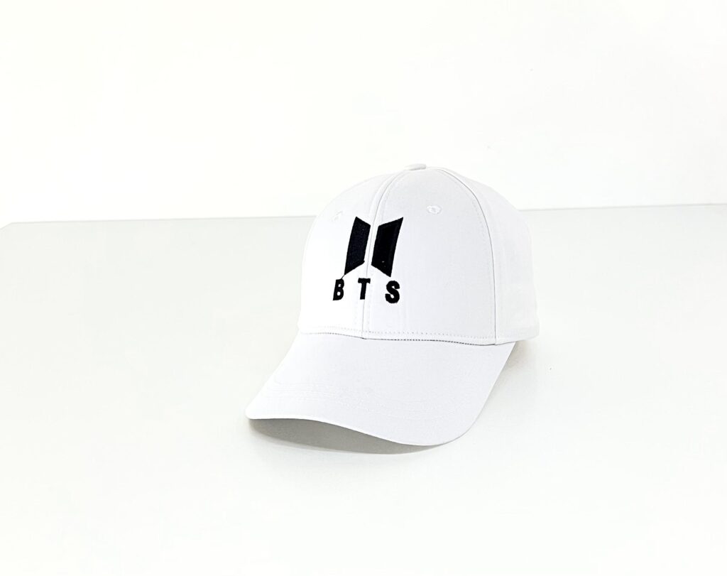 کلاه آفتابی کتان سفید bts