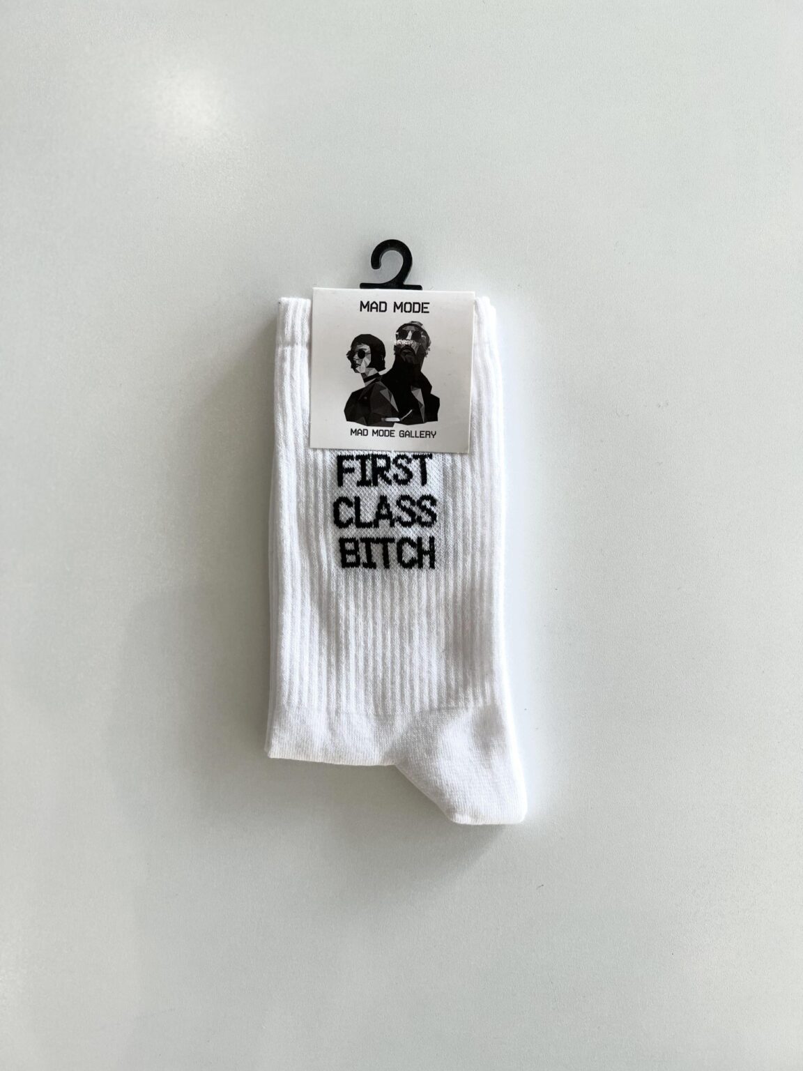 جوراب سفید first class bitch