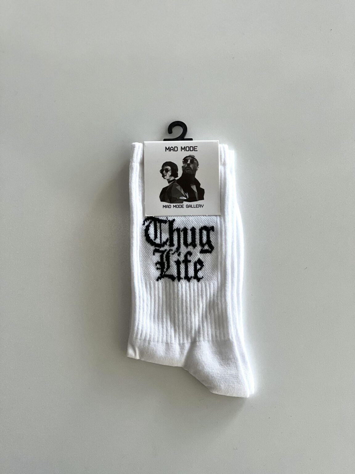 جوراب سفید thug life