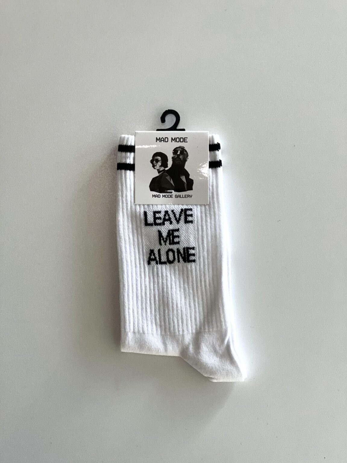 جوراب سفید Leave me alone