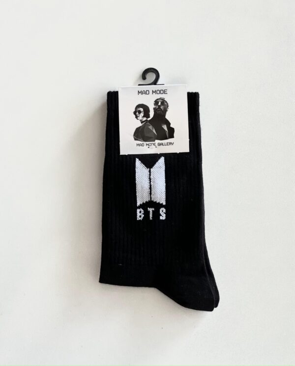 جوراب مشکیlogo BTS