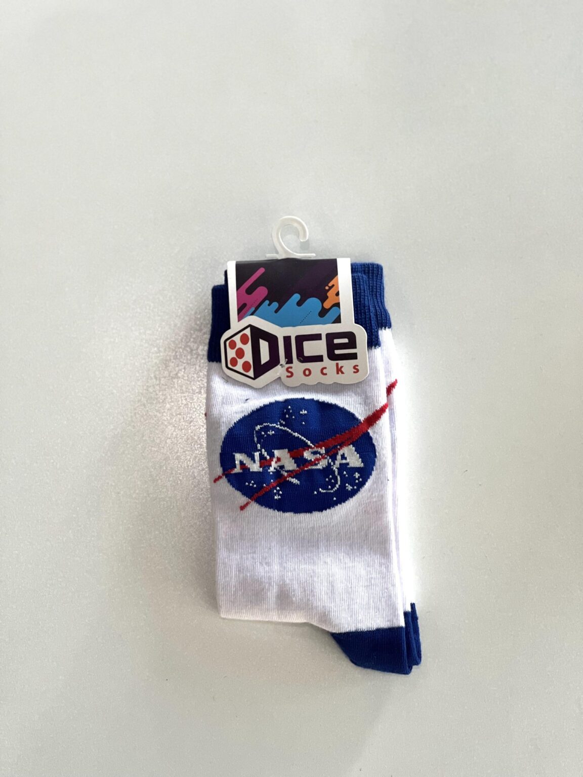 جوراب سفید nasa