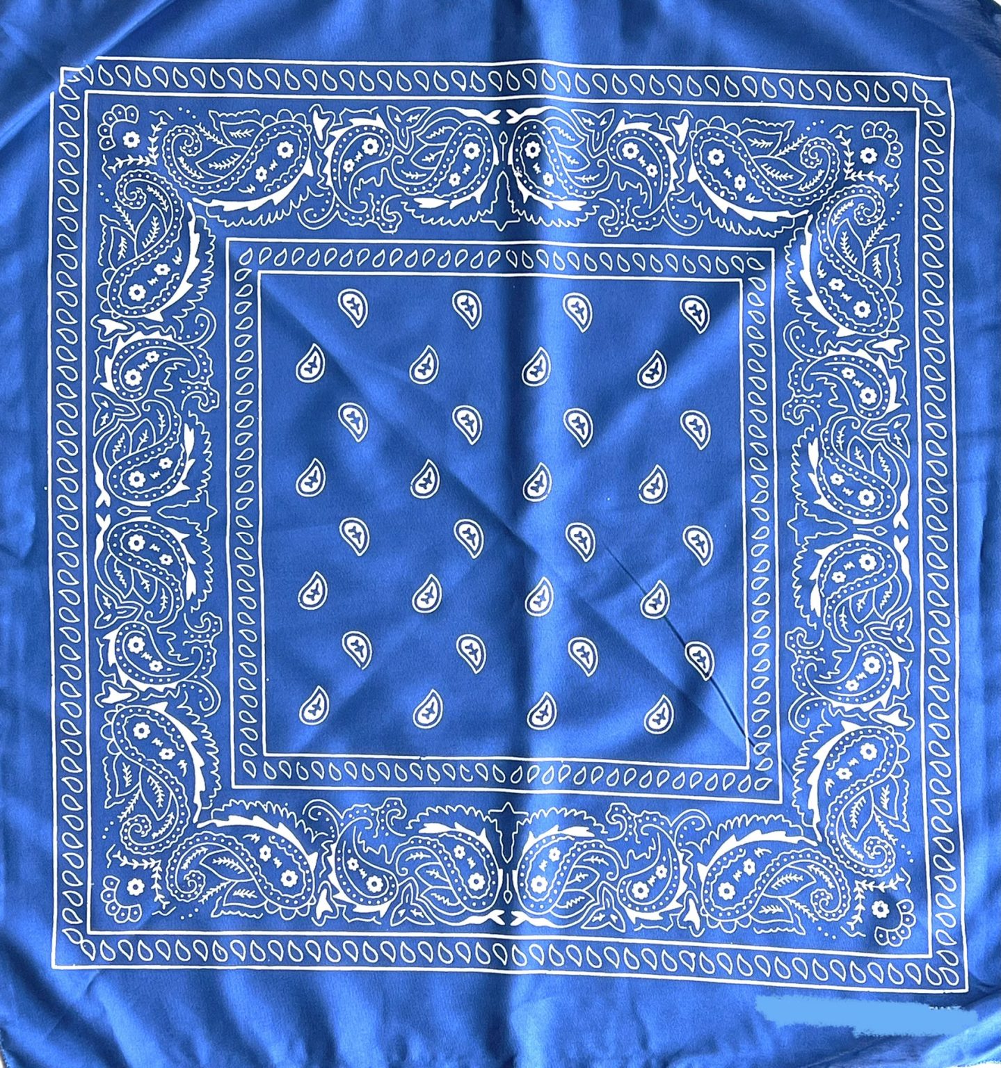 باندانا ترمه آبی