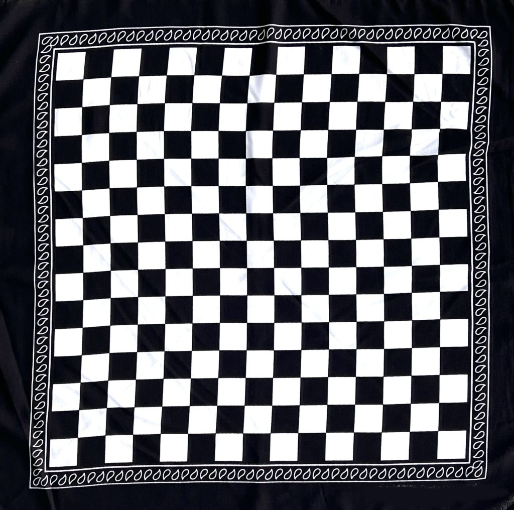 باندانا شطرنجی مشکی