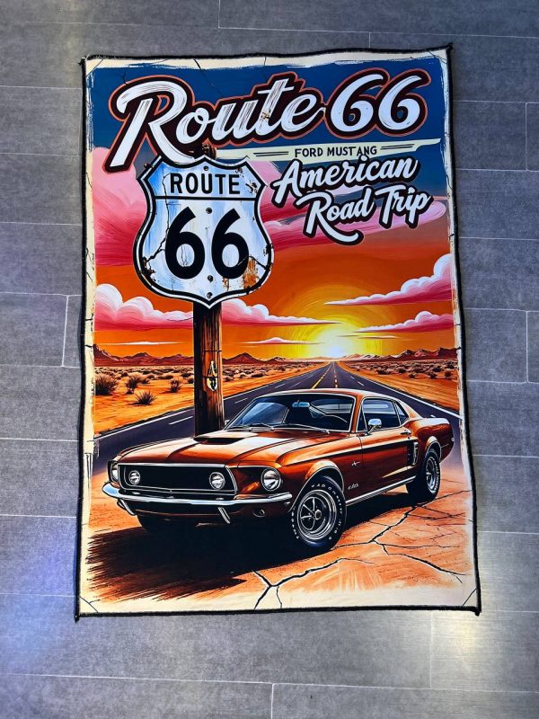 فرش پوستری route66