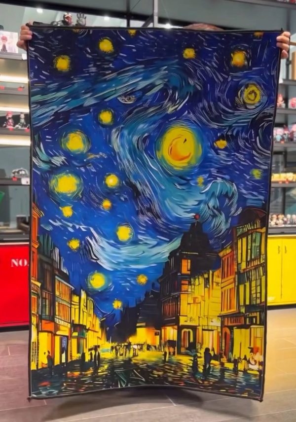 فرش پوستری شب پرستاره - Image 2