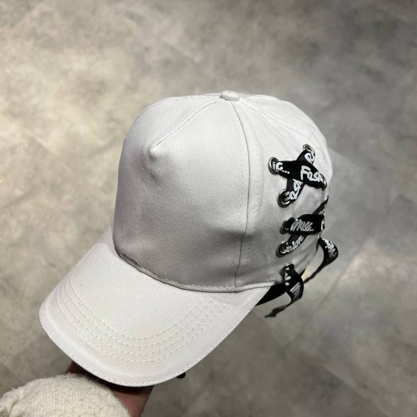 کلاه آفتابی سفید(بند دار)