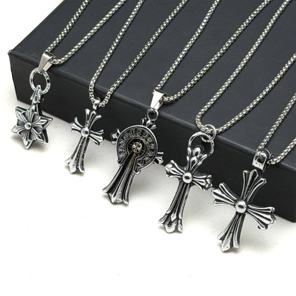 گردنبند صلیب کروم هارتز