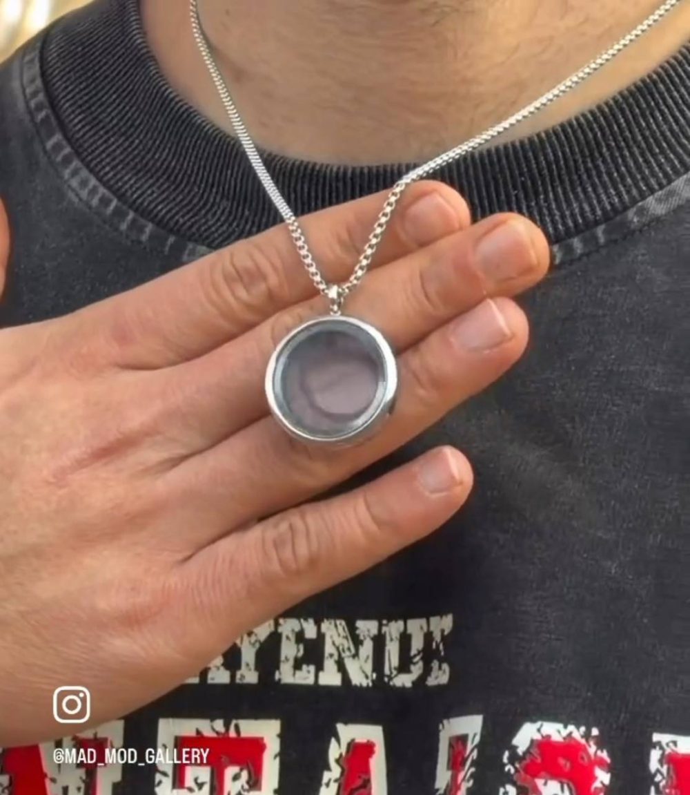 گردنبند لاکت شیشه ای - Image 2